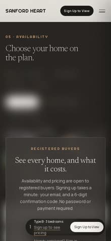 Registered-buyers gate on mobile